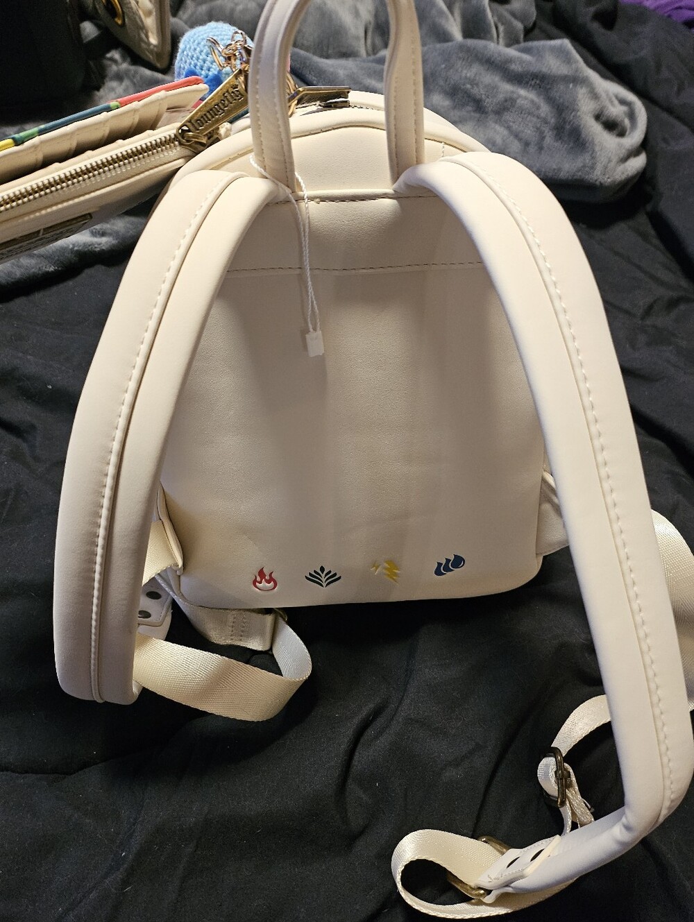 Pokémon Loungefly Elements Mini Backpack - Multipocket with Matching Wallet - Picture 3 of 3